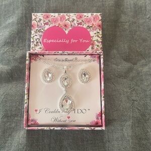 Bridesmaid Necklace and Earring Set